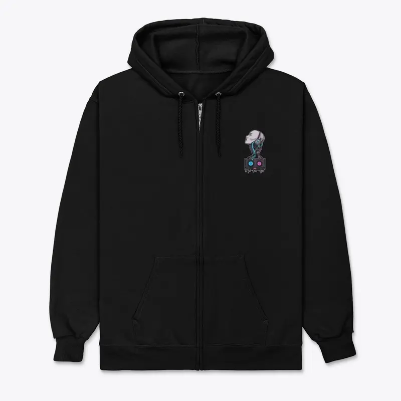 CdoubleBot Logo black drips